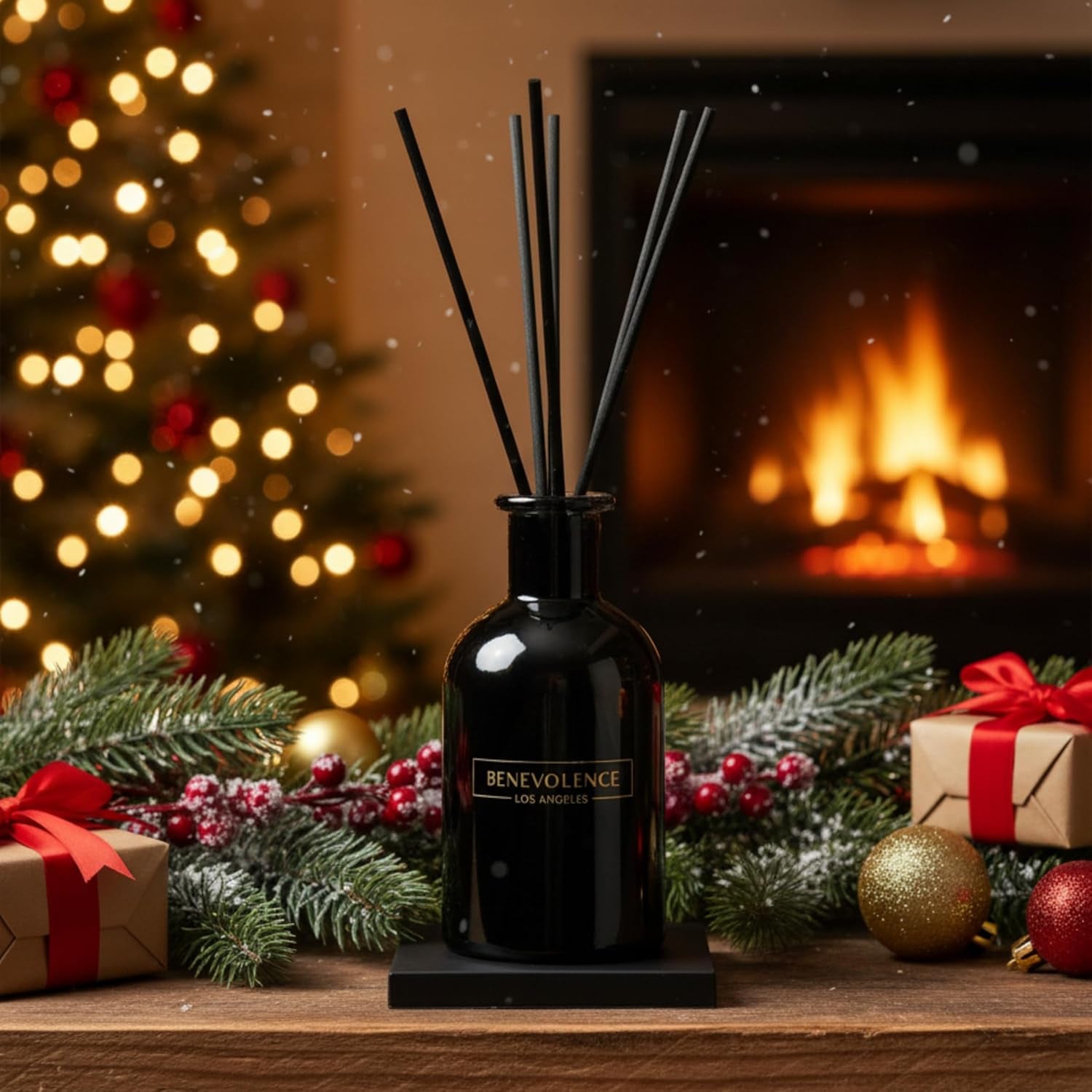 Reed Diffusers for Home, Bergamot & Jasmine Relaxing Fragrance | Aromatherapy Reed Diffuser Sticks with Gift Box, Scented Sticks for Bathroom | Home Décor