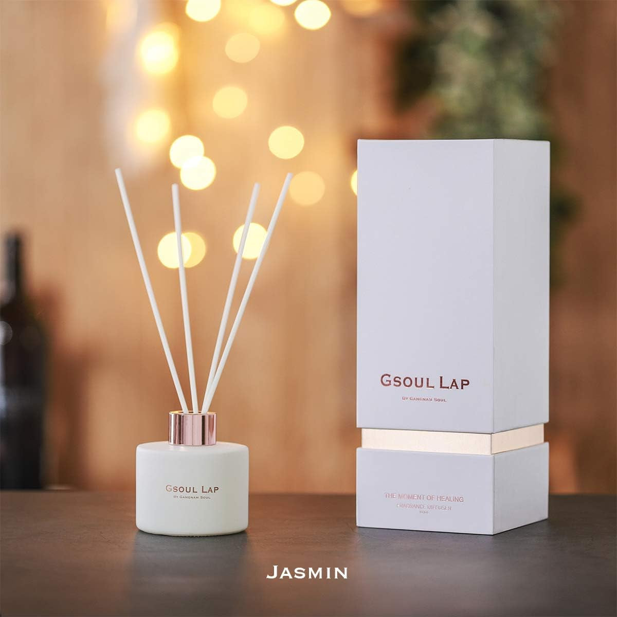 Jasmine Reed Diffuser Set/Fragrance Oil Diffuser Reeds/Scent Diffuser/Fresh Flowers Reed Diffuser Sticks/Room Decor/Office Decor/Home Fragrance Products & Gifts