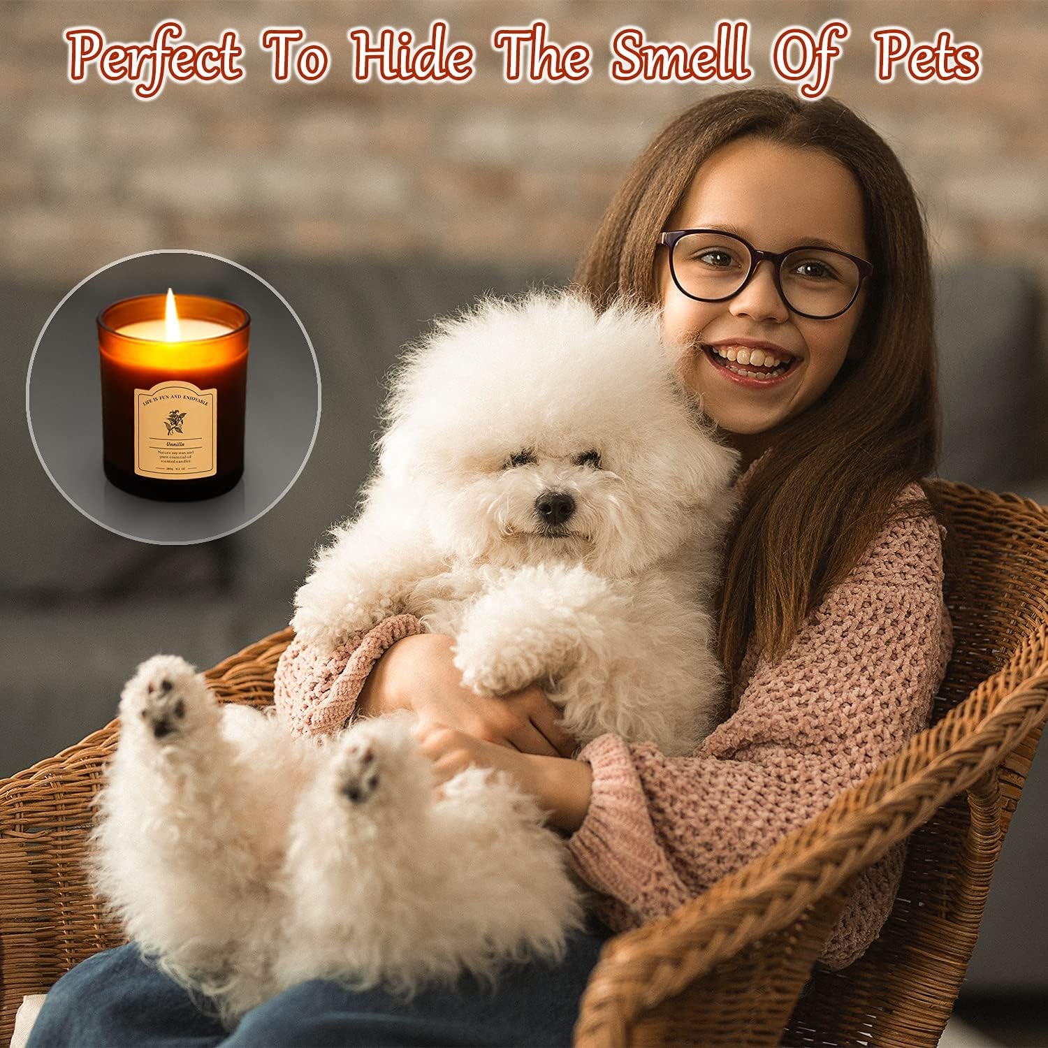 Vanilla Scented Candles for Home, All Natural Soy Wax Candles with Essential Oils, Highly Scented Beeswax Candles, Aromatherapy Candles for Sleep Aid, 9.2Oz, Clean Burning(Vanilla, Coconut)