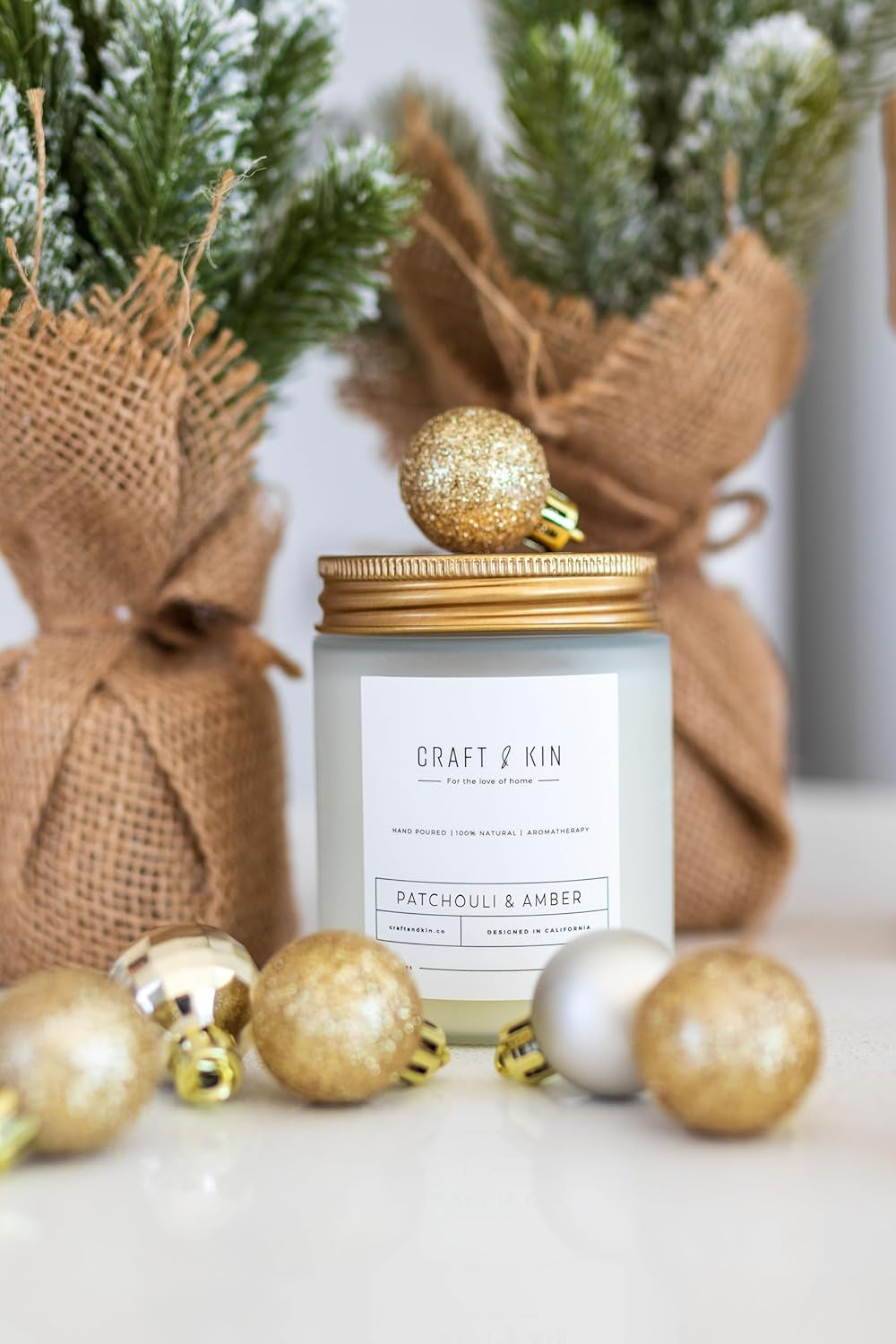 Craft & Kin Patchouli & Amber – Cozy Winter Candle