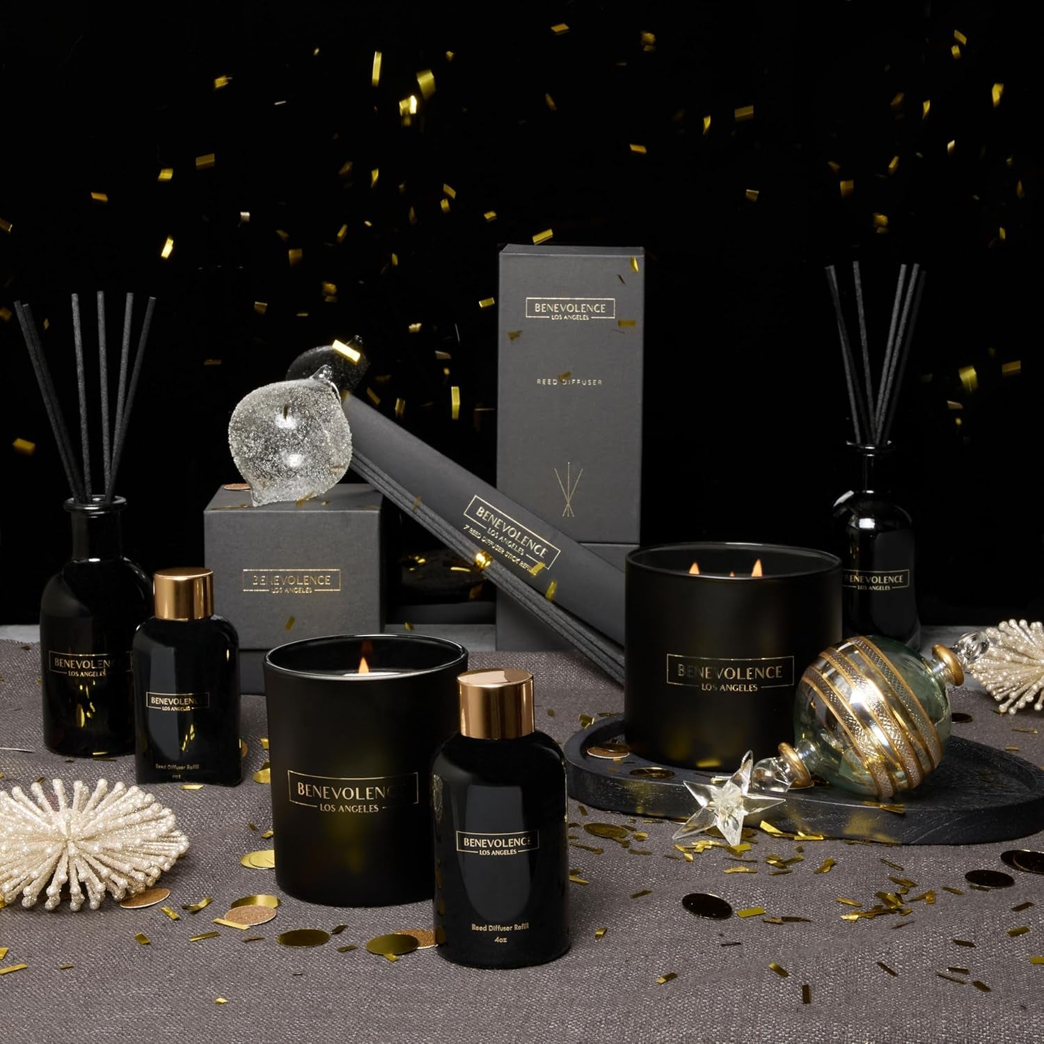 Reed Diffusers for Home, Bergamot & Jasmine Relaxing Fragrance | Aromatherapy Reed Diffuser Sticks with Gift Box, Scented Sticks for Bathroom | Home Décor